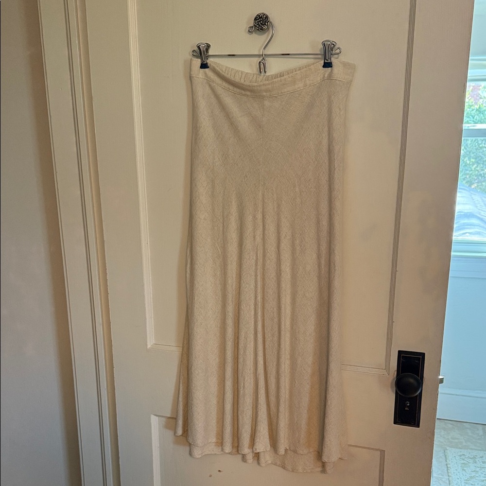 Altar'd State Cream A-Line Skirt